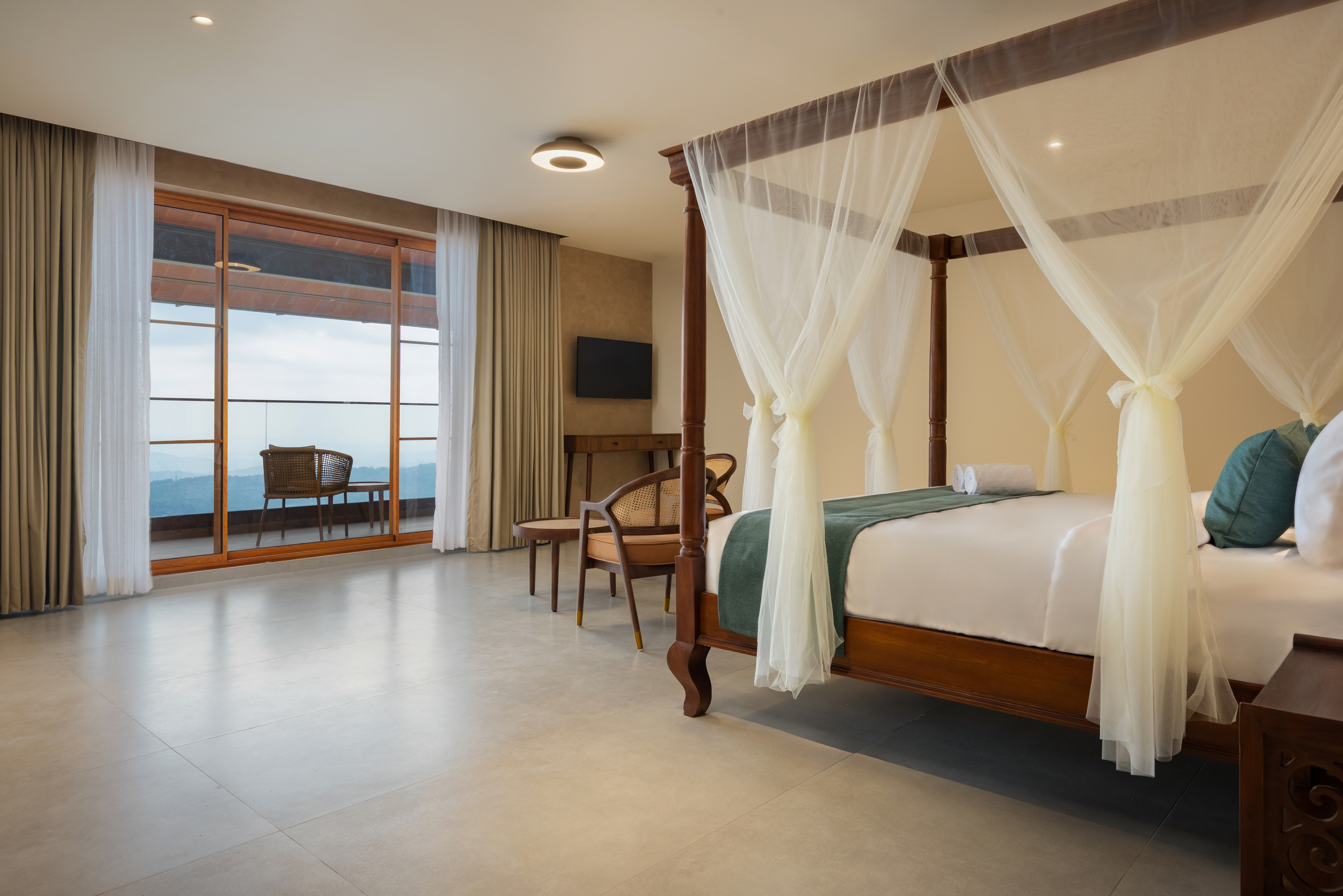 Olive Woods Munnar – Deluxe Room with valley view